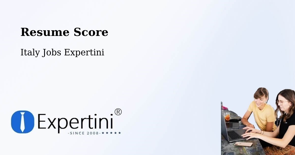 Resume Score & Job Description Match Tool – Thiene - Italy Jobs Expertini